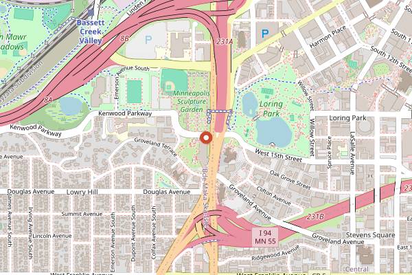 Map showing Cardamom in Minneapolis