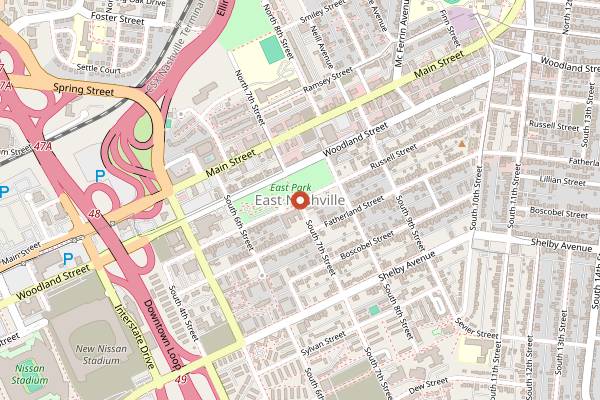 Map showing ABI Cooks With You in Nashville