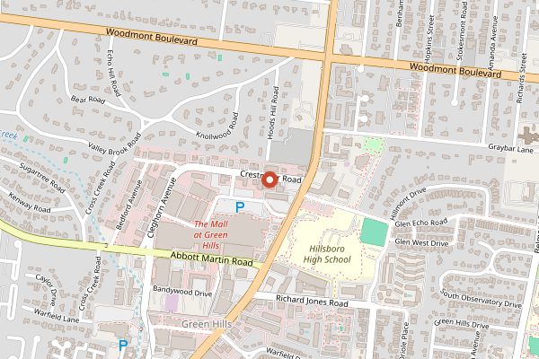 Map showing Sweet Treats Nashville in Nashville