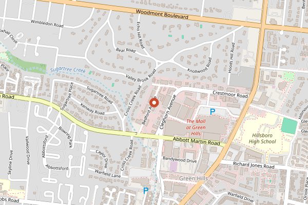 Map showing Kalamatas in Nashville