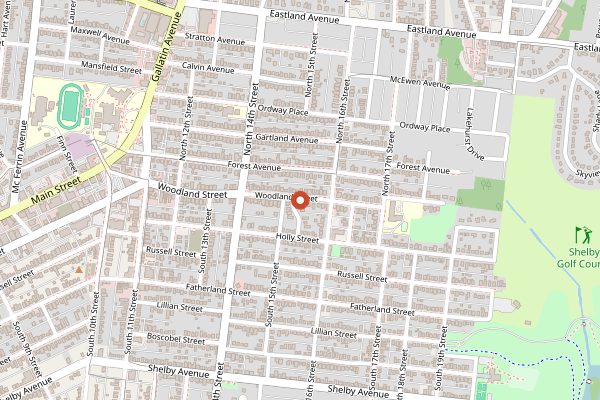 Map showing Lockeland Table in Nashville