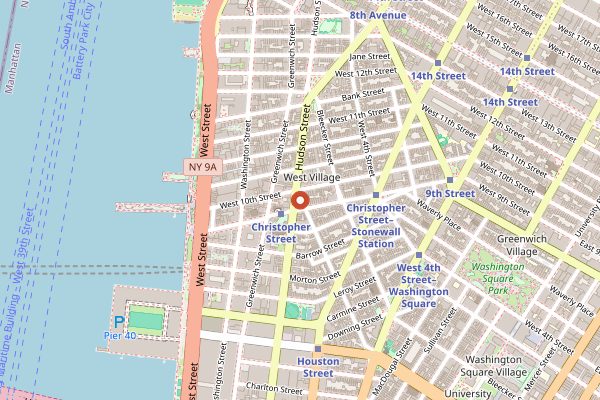 Map showing Employees Only in New York City