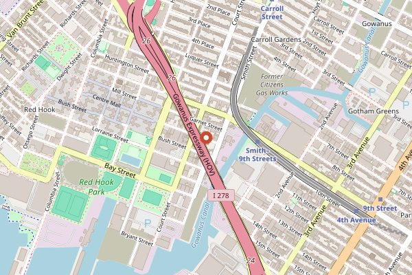 Map showing Other Half Brewing in New York City
