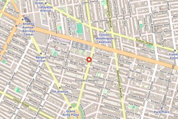 Map showing Alta Calidad in New York City