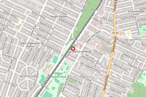 Map showing ETC Steakhouse in New York City