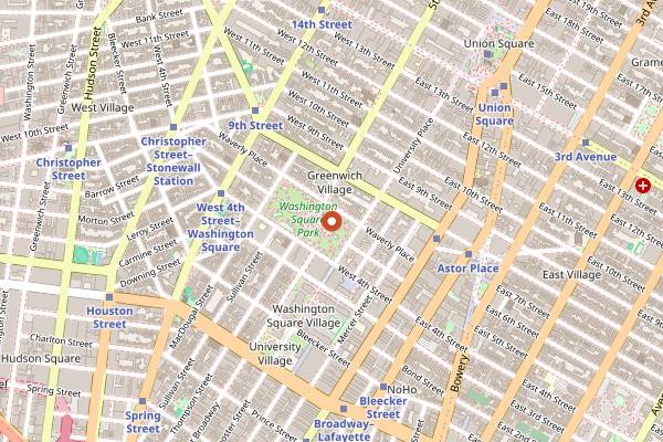 Map showing Tasty Tours NYC in New York City