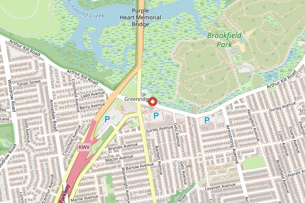 Map showing Corrado's Cucina in New York City