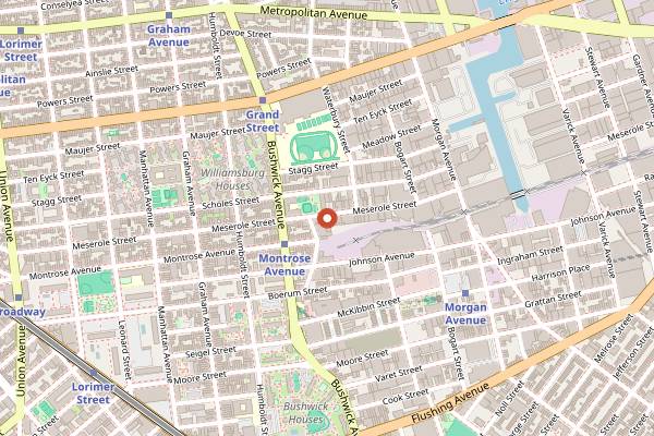 Map showing 3 Dollar Bill in New York City