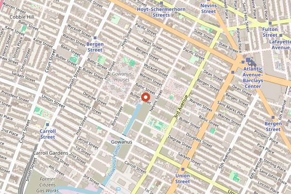 Map showing Public Records in New York City
