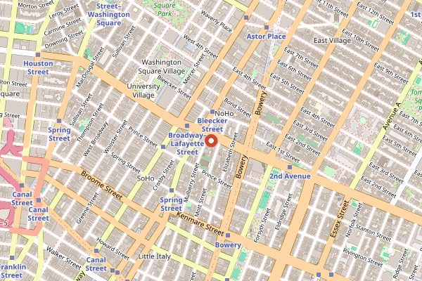 Map showing Estela in New York City