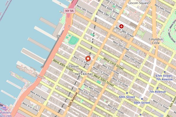 Map showing Ardesia in New York City