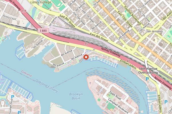 Map showing Brotzeit Lokal Biergarten in Oakland