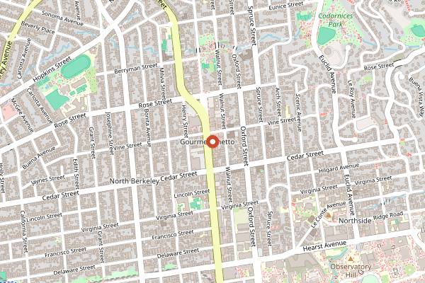 Map showing Kitchen on Fire in Oakland