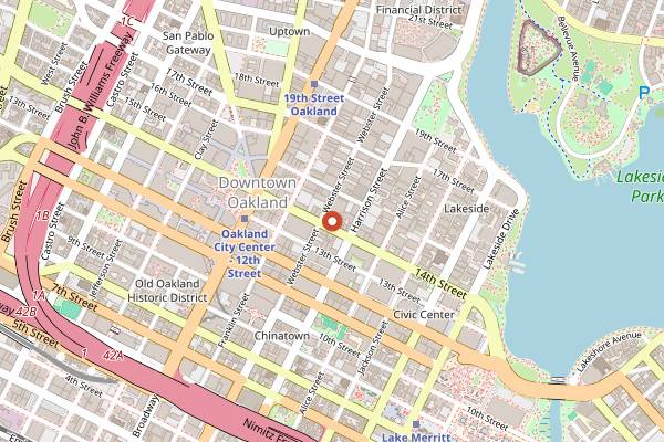 Map showing Kamdesh Afghan Cuisine in Oakland