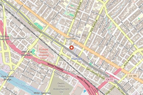 Map showing Wahpepah's Kitchen in Oakland