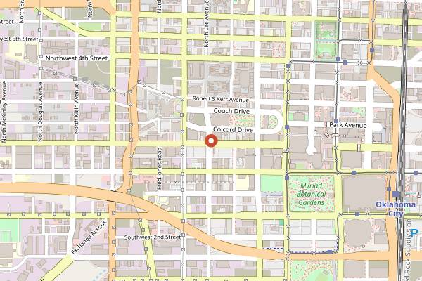 Map showing Bar Arbolada in Oklahoma City