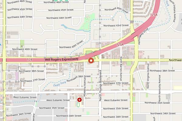 Map showing Jimmy's Egg in Oklahoma City