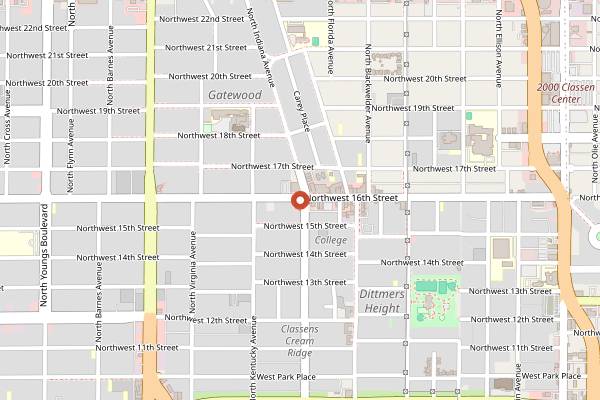 Map showing Empire Slice House in Oklahoma City