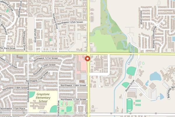 Map showing Naan Cuisine of India in Oklahoma City