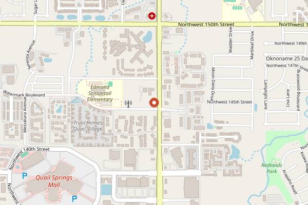 Map showing Oklahoma City Greek Festival in Oklahoma City