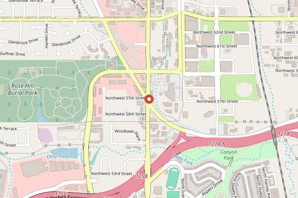Map showing Flip's Wine Bar and Trattoria in Oklahoma City