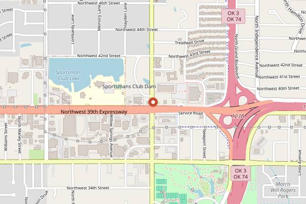 Map showing Tikka Craze Halal Market in Oklahoma City