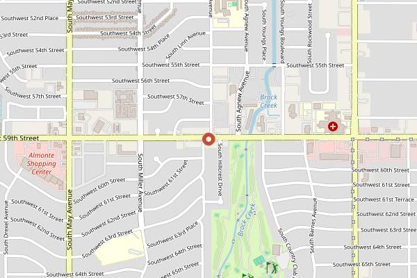 Map showing S&S Flautas in Oklahoma City