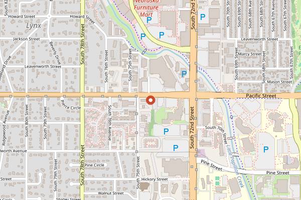 Map showing Lithuanian Bakery and Cafe in Omaha