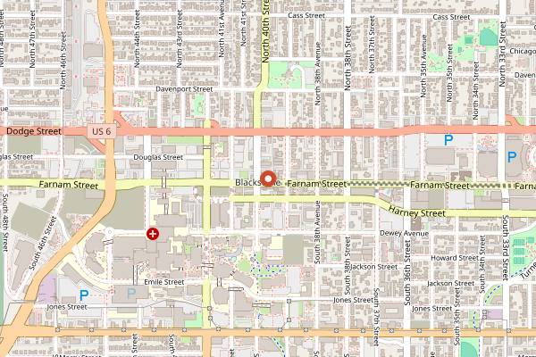 Map showing Scriptown Brewing Company in Omaha