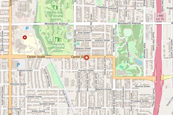Map showing Vis Major Brewing Co. in Omaha