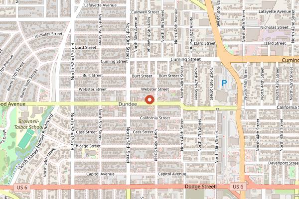 Map showing Herbe Sainte in Omaha