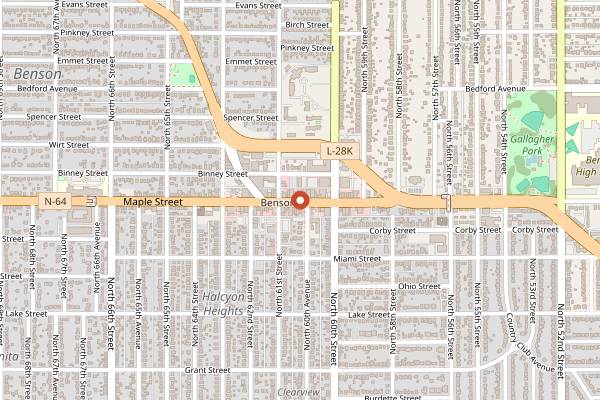 Map showing Reboot Roasting in Omaha