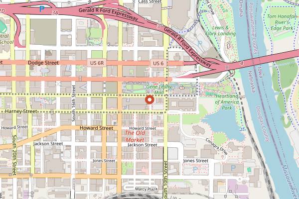 Map showing Veg.Edible in Omaha