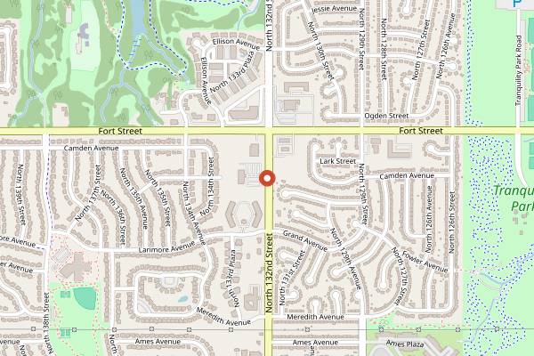 Map showing La Festa Italiana in Omaha