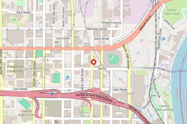 Map showing Slowdown in Omaha