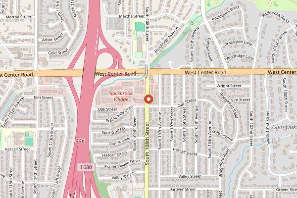 Map showing Barroco Wine Bar in Omaha