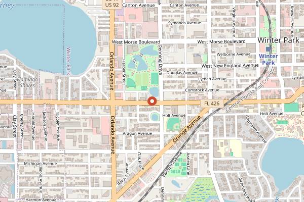 Map showing Soseki in Orlando