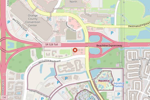 Map showing Ciao Italia in Orlando