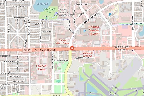 Map showing Kabooki Sushi in Orlando