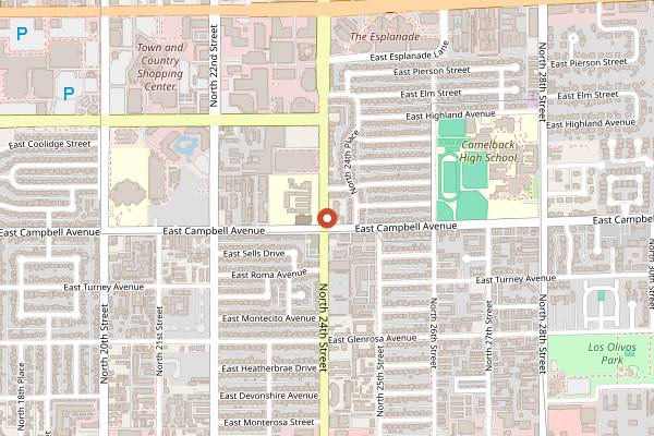 Map showing Noble Bread in Phoenix