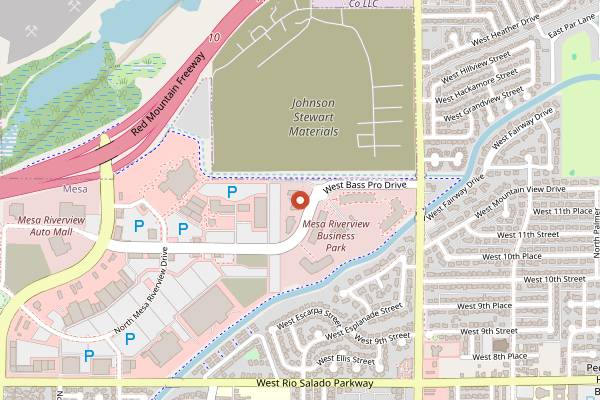 Map showing Proof Bread in Phoenix
