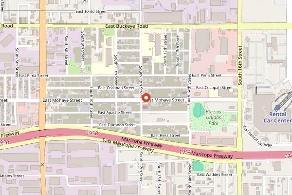 Map showing The Original Carolina's Mexican Food in Phoenix