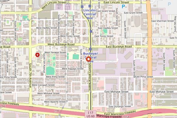 Map showing Lo-Lo's Chicken & Waffles in Phoenix
