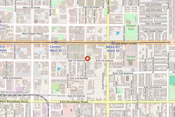 Map showing República Empanada in Phoenix