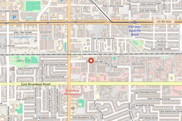 Map showing Cortez Coffee Roasters in Phoenix