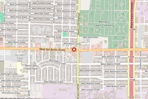 Map showing Classic Cooking Academy in Phoenix