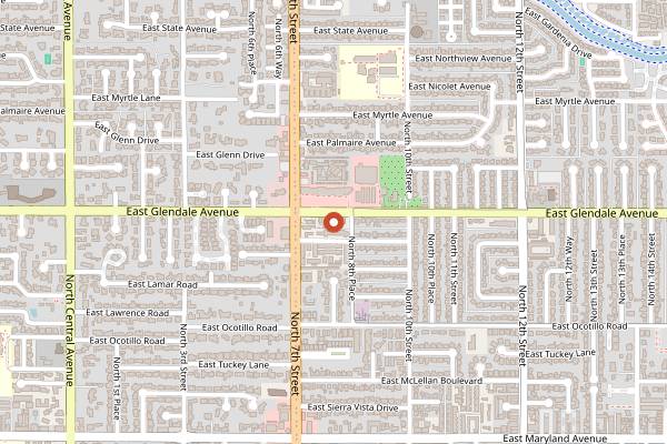 Map showing Imperial Kosher Market & Cafe in Phoenix