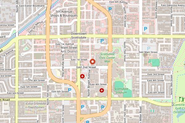 Map showing Arizona Food Tours in Phoenix