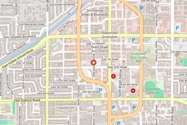Map showing Taste It Tours in Phoenix