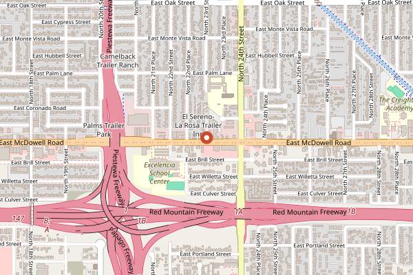 Map showing Rosita's Place in Phoenix
